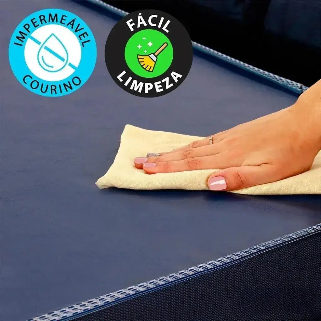 Puff Multiuso Casal 3 em 1 Premium + 2 Travesseiros