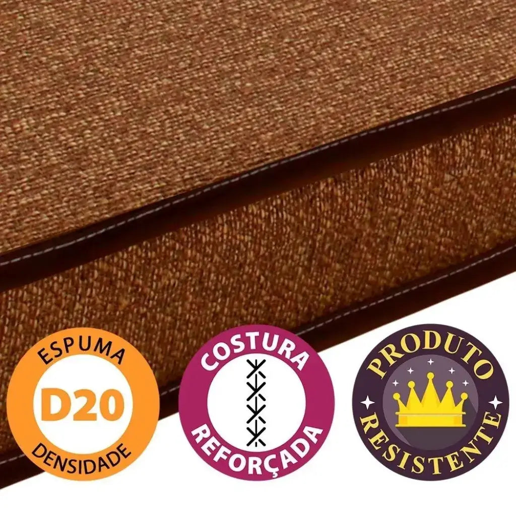 Puff Multiuso Casal 3 em 1 Premium + 2 Travesseiros