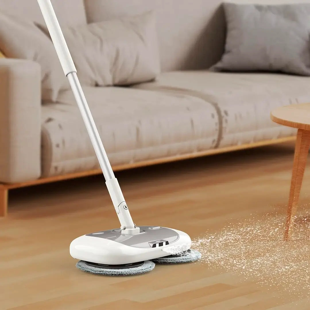 {LEVE 2 PAGUE 1} Mop Elétrico + BRINDES: Módulos de Limpeza e Tanque Suporte