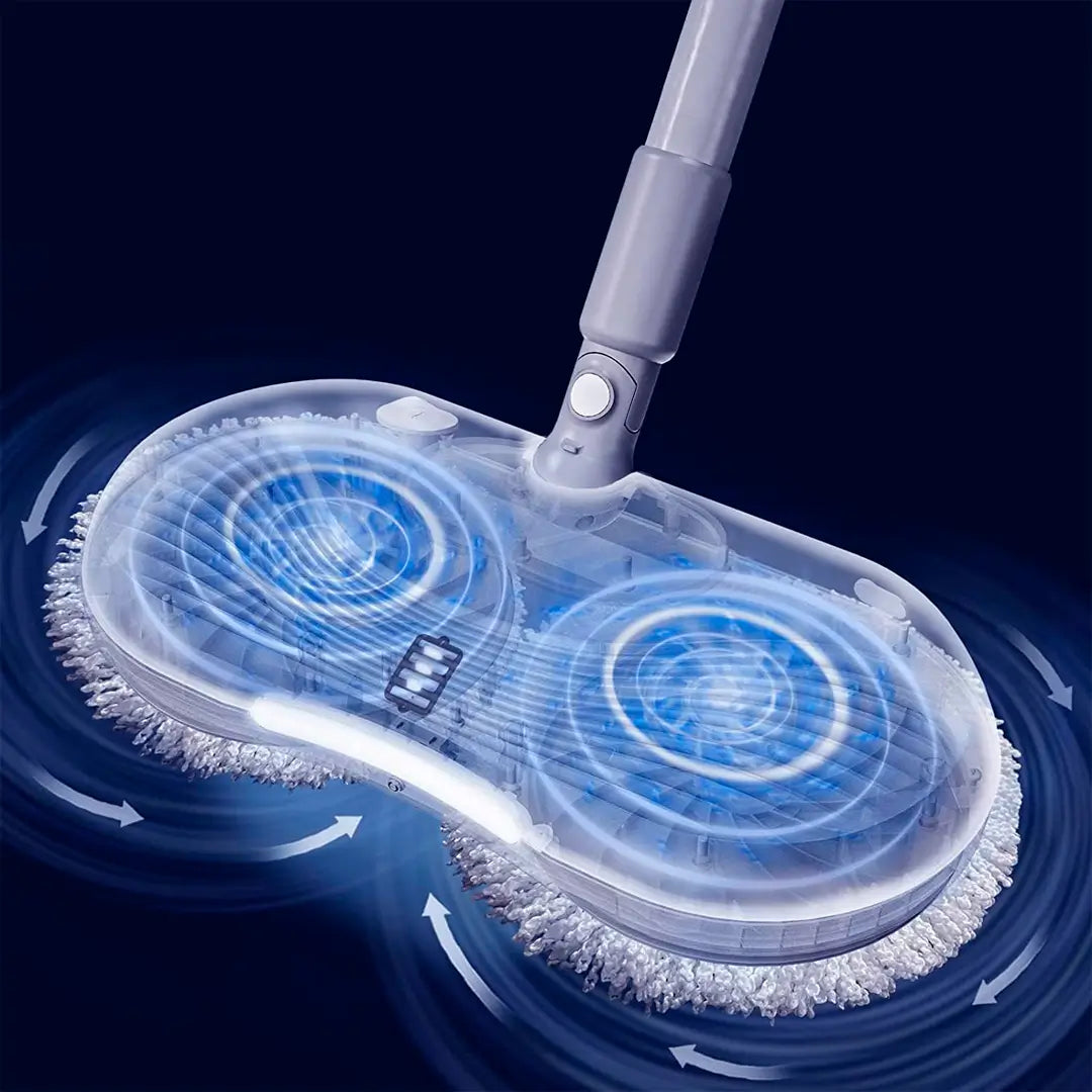 {LEVE 2 PAGUE 1} Mop Elétrico + BRINDES: Módulos de Limpeza e Tanque Suporte